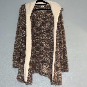 Fuzzy cardigan